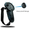 thumbnail image 4 of XINQIHANG Silicone Handle Grips Cover for Meta Quest 3, VR Touch Controller Grip Protective Case Skin Shell Anti-Slip Protector with Joystick Cap, Quick Change Battery Handle Cover (Black), 4 of 6