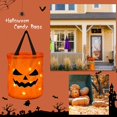 thumbnail image 4 of Bolsa de Dulces de Halloween con Estampado de Calabaza, Reutilizable, para Truco o Trato A, 4 of 5