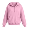 thumbnail image 4 of StSilkitty Kids Long Sleeve Hoodies Half Zip Pullover Hooded Sweatshirts with Pockets Lightweight Casual Fashion Clothes, 4 of 5
