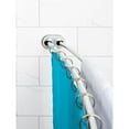 thumbnail image 2 of Zenna Home 35644SS, NeverRust Aluminum Double Curved Tension Shower Curtain Rod, 50 to 72-Inch, Chrome, 2 of 2