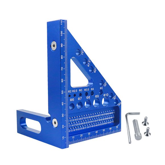 Regla de Medición 3D Shamjiam Multifuncional Azul