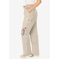 thumbnail image 3 of Woman Within Plus Size Convertible 2-in-1 Cargo Pant & Capri Elastic Waist, 3 of 6