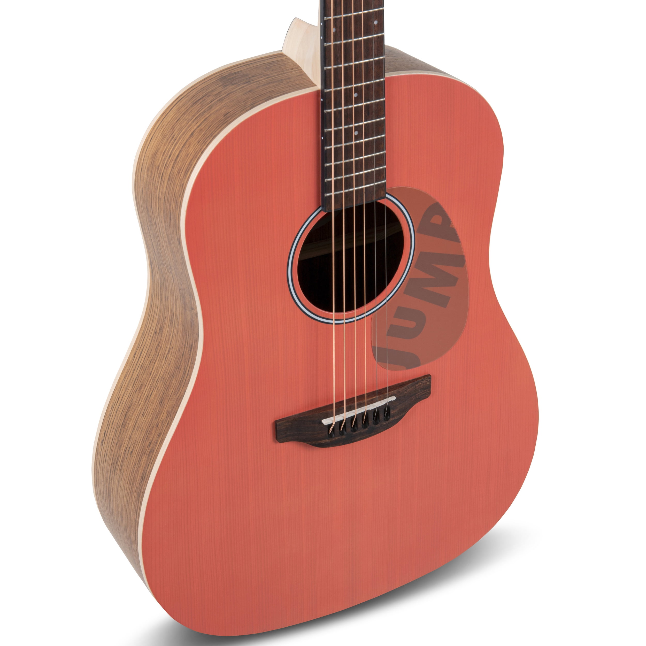 Applause AAS-69 Jump Series Slope Shoulder Dreadnought Acoustic Guitar Peach