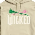 thumbnail image 2 of Wicked: Part 2 -  Wand And Broomstick Logo -Mens Long Sleeve Fleece Pullover Hoodie, 2 of 4