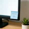 thumbnail image 6 of Hyknon Sticky Notes 3x3 Inch, 100 Sheets/Pad Self-Stick Pads Pastel Solid Color Sticky Note, Recyclable Stickers Note Tabs, Easy to Post Removable Reminder Labels for Home Office Daily, Blue, 6 of 7