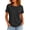 Dark Gray-70816GG, variant on Hearthz Raglan Short Sleeve Shirts Women Solid Color Basic Crewneck Shirts for Women Athletic Workout Plain Teacher Shirts for Women