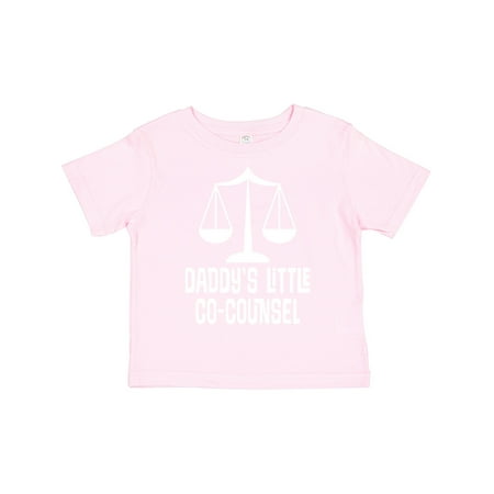 

Inktastic Lawyer Daddys Little Co Counsel Gift Toddler Boy or Toddler Girl T-Shirt