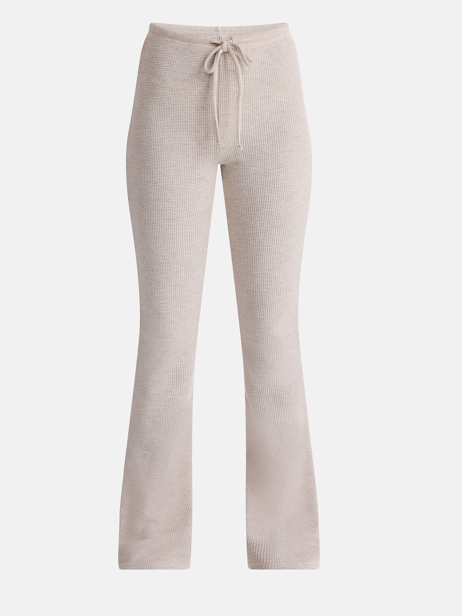 No Boundaries Brushed Back Waffle Knit Mini Bootcut Leggings, 32'' Inseam, Women’s