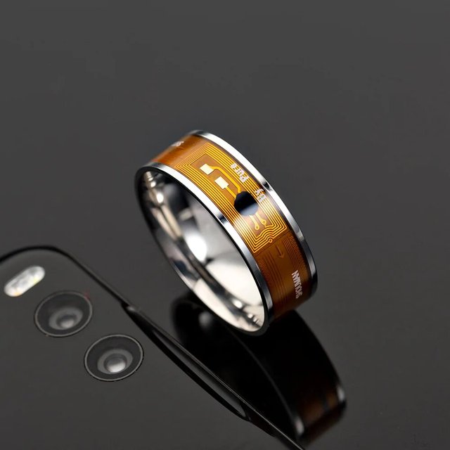 Anillo de dedo Digital inteligente NFC, adecuado para teléfonos Android, joyería de pareja funcional, ropa mágica de moda, nuevo