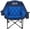 Blue, variant on Oversized XL Camping Chair for Adults - 400lbs Support Heavy-Duty Padded Folding Chair with Side Pocket Cup Holder Cooling Bag for Outdoor Sports Garden Beach Fishing Lawn Black