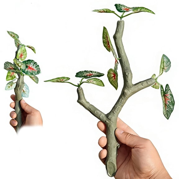 Giaone Artificial Plant Branch Aquariums Decor Fish Tanks Terrarium Shrimp Habitat Ornaments