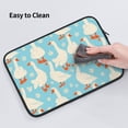 thumbnail image 5 of Pofeuu White Geese and Flower Print Laptop Carrying Case,13-15-Inch Laptop and Tablet, Sleek Design, Durable and Water-Repellent Fabric, Business Casual or School-15 inch, 5 of 8