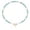 Gold, variant on Elova Jewelry Dainty Handmade Beaded Necklace, Turquoise and Pearl Beads Necklace for Women, Natural Stone Boho Choker with Gold Clasp, Versatile Layering Accessory (Gold)