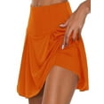 thumbnail image 2 of FAIWAD Tennis Skirts for Women Golf Athletic Activewear Summer Solid Color Skorts with Inner Workout Shorts, 2 of 6