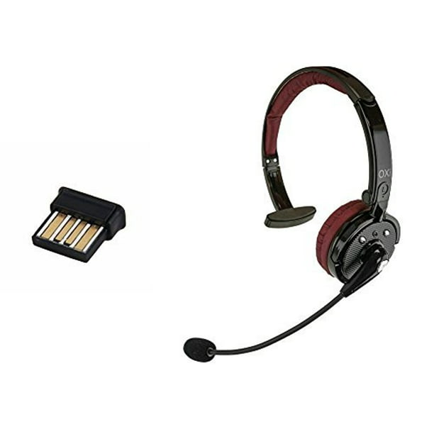 Oxi Wireless Bluetooth Headset and USB Dongle Bundle with Ear Headphones  and Plug & Play Network Adapte