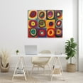 thumbnail image 2 of Stupell Industries Modern Circle Shapes Aligned Abstract Swirl Pattern Painting Gallery Wrapped Canvas Print Wall Art, Design by Wassily Kandinsky, 2 of 7