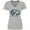 AC-Heather Grey, variant on Inktastic Blooming 60th Birthday Women's V-Neck T-Shirt