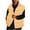light yellow, variant on Womens Floral Oversized Puffer Vest Cap Sleeve Winter Warm Puffy Quilted Jackets Coat