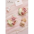 thumbnail image 4 of Set de Corsage y Boutonniere Serwalin Rosa para Boda, 4 of 8