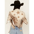 thumbnail image 4 of Saints Women's And Hearts Faux Suede Star Cape Cream Small  US, 4 of 4