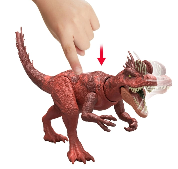 Jurassic World Strike Attack Dilophosaurus Dinosaur Figure