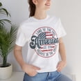thumbnail image 3 of Land of the Free Because of the Brave America 1776 4th of July T-Shirt, 3 of 5