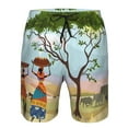 thumbnail image 3 of Goofa African Women Printed Mens Swim Trunks Summer Quick Dry Short Beach Swimwear Bathing Suits-Large, 3 of 9