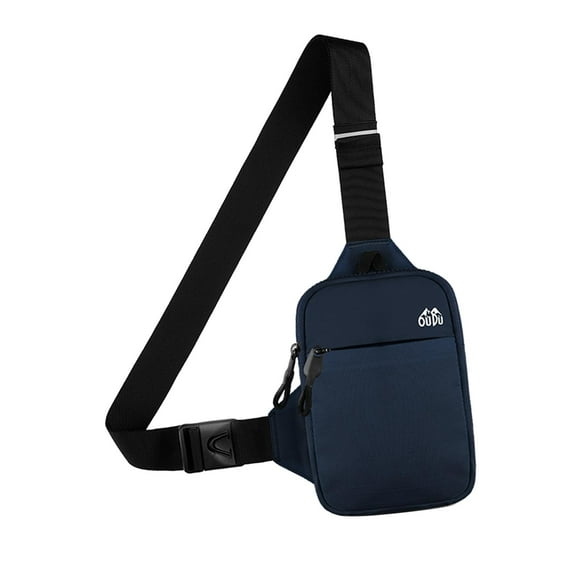 Bolsa deportiva para el pecho BLESIY mochila con correa gran capacidad Deportes Azul oscuro
