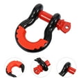 Heavy Steel Trailer Ring Racing Tow Hook U Type Shackles Towing Chain