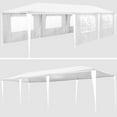 thumbnail image 5 of Gymax White Wedding Tent 10'x30'Outdoor Party Canopy Events, 5 of 10