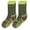 Green, variant on Wrangler Boys Merino Wool Half Cushion Seamless Rib Boot Crew Socks 2 Pair Pack