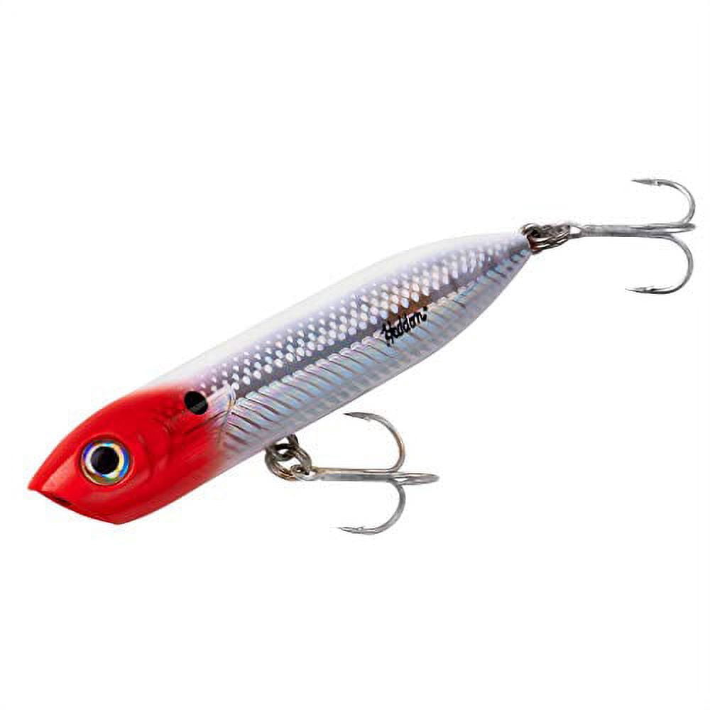 Heddon X9536439 Chug'n Spook Jr. Topwater Fishing Bait 3 1/2" 1/2 oz Red