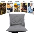 thumbnail image 4 of Cojín Para Silla Plegable Al Aire Libre, Respaldo Ajustable, Cojín Para Asiento De Camping, Marco De Metal Relleno De Esponja Para Senderismo, 4 of 7