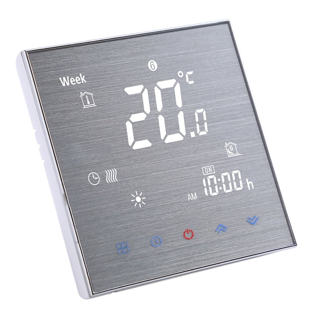 BTH-2000L-GA Water Floor Heating Thermostat Digital Temperature Controller Large LCD Display Touch Button Control 5A AC 95-240V