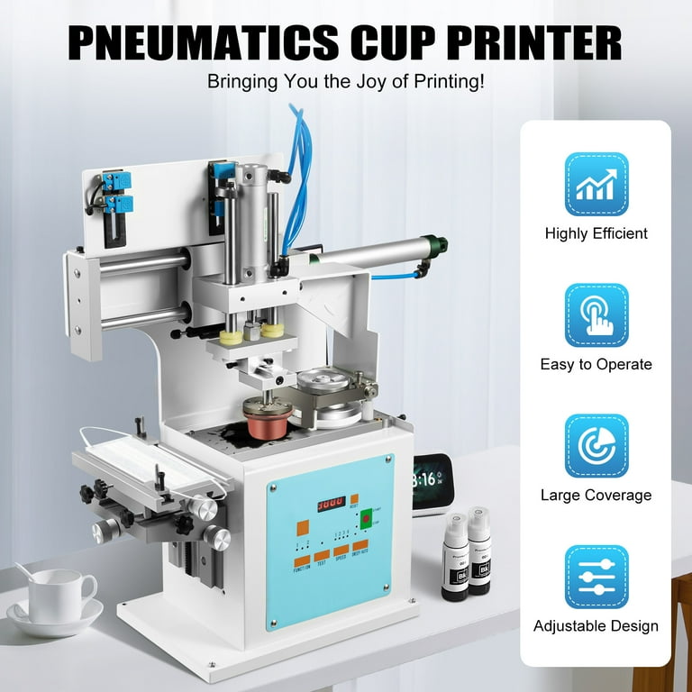 Wildnix ZX-40 Ultra Ribbon Printing Machine, Pneumatic Cup Printer
