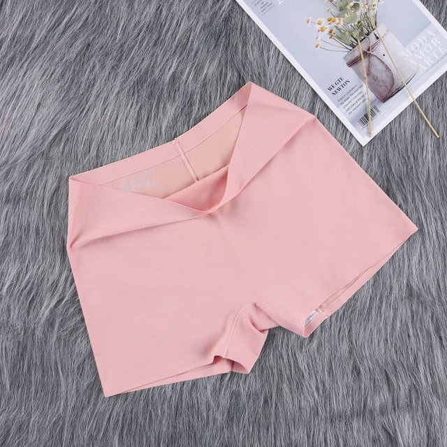 Pantalones de seguridad sin costuras de seda de hielo, ropa interior para mujer, pantalones tipo bóxer antiluz, pantalones tipo bóxer para mujer, ropa interior deportiva para mujer