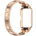 thumbnail image 4 of [Oro rosa] Adecuado para pulsera Galaxy Fit3 (SM-R390) correa metal caja con correa acero engastada con diamantes + correa integrada (oro rosa), 4 of 9
