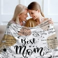 thumbnail image 4 of Gifts for Mom Blanket,Best Mom Ever Blanket Gifts from Daughter Son,Birthday Gift for Mom,Best Mom Gift Ideas,Soft Warm Flannel Throw Blanket 80"x60", 4 of 6