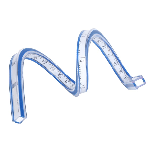 Cinta métrica flexible, regla curva Flexible, regla Flexible de plástico, regla curva de serpiente, artesanía Superior Jadeshay A