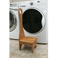 thumbnail image 4 of Solid Hardwood Bench Step Stool with Handle Made in the USA, 4 of 4