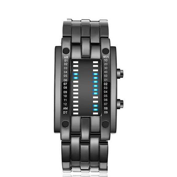 SUSHNAG Stainless Steel Led Watch Watch Steel Digital Luxury Sports Led Date Bracelet Watch Men'S Wrist Stainless Women'S Watch
