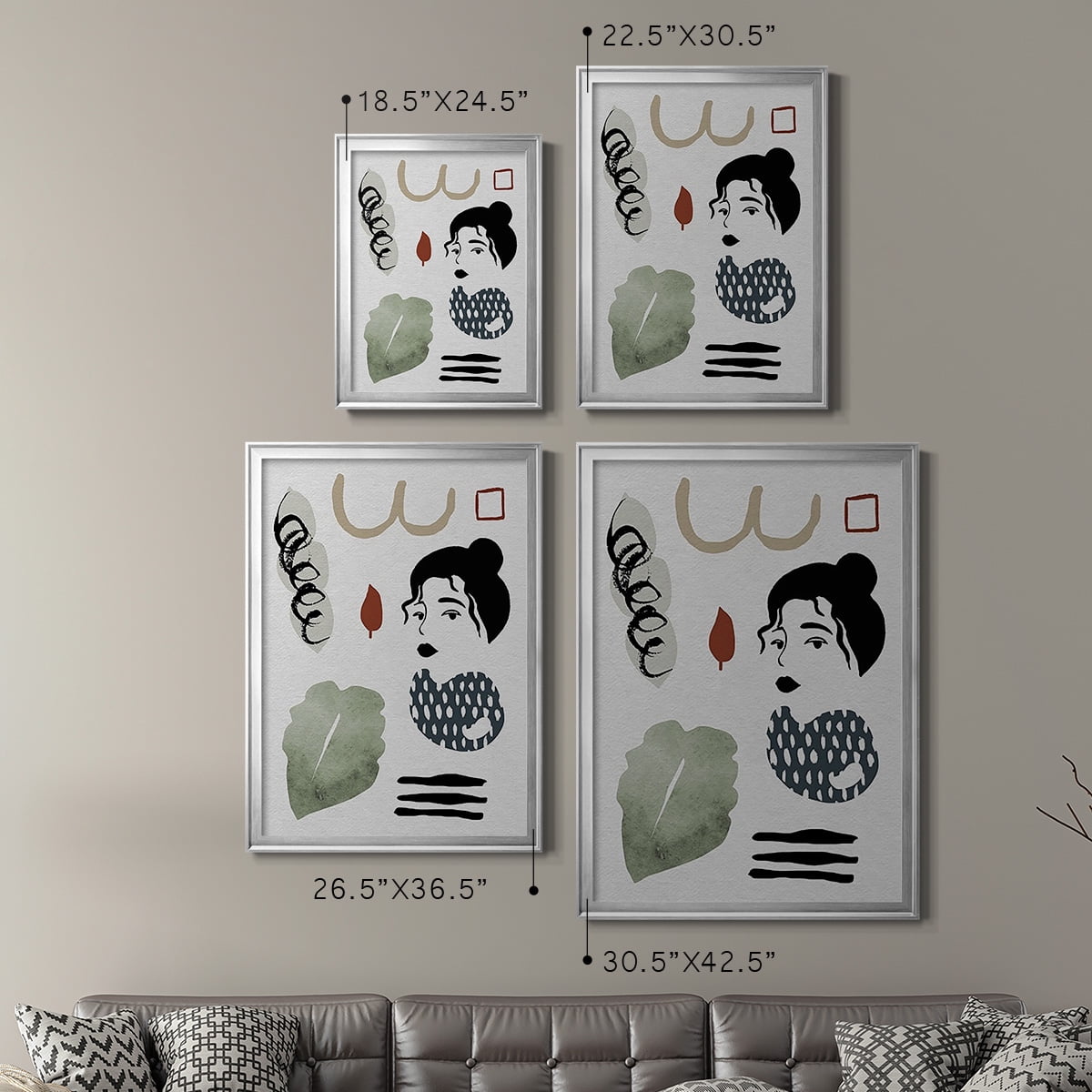 Collected Mindfulness IV Premium Framed Print, in Gold, Black, or Silver - Ready to Hang