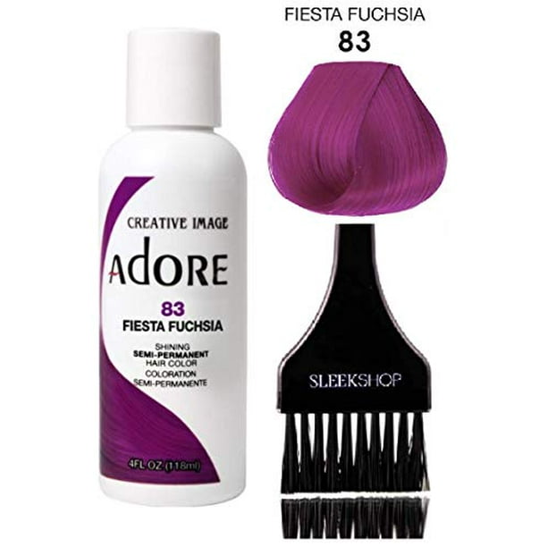 ADORE Creative Image Shining SEMI-PERMANENT Hair Color (w/ brush) No Ammonia - 83 Fiesta Fuchsia ADORE Creative Image Shining SEMI-PERMANENT Hair Color (w/ brush) No Ammonia - 83 Fiesta Fuchsia