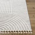 thumbnail image 2 of Hauteloom Cassie Living Room, Bedroom Area Rug - Contemporary - High Pile - Cream, Peach - 3'11" x 5'7", 2 of 6