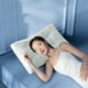 thumbnail image 5 of Xihbxyly Almohada de Algodón Supersuave, Transpirable, con Estampado Floral, Protección Cervical Ergonómica, Lavable a Máquina, Cómoda para Dormir de Lado o Boca Arriba, Ideal para Todas Las Estacion, 5 of 7