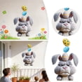 thumbnail image 2 of TIELUTT Easter Holiday Wall Stickers Rabbit & Egg Design Self for Bedroom Stickers Teen Boys Sticker Book to Put Stickers in Color for Photography Stickers for Water Bottles Adult Stickers Skateboard, 2 of 6