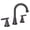 Matte Black, variant on Bathroom Faucets for Sink 3 Hole, Matte Black Bathroom Sink Faucet with Pop-up Drain & 27" Pre-Assembled Supply Lines, Stainless Steel Lead-Free Widespread Faucet for Vanity RV Farmhouse Sink