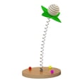 thumbnail image 4 of Juguete para gatos con bola de sisal, palo de burla para gatos, juguete giratorio de 360  degree, palo de entrenamiento para gatitos para perseguir, juguete, 4 of 8