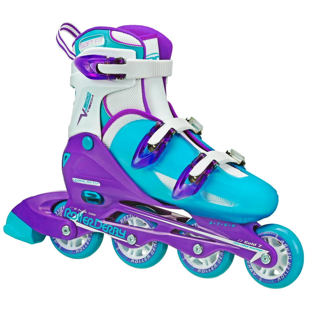 Roller Derby VTech 500 Women's Inline Skates with Adjustable Sizing