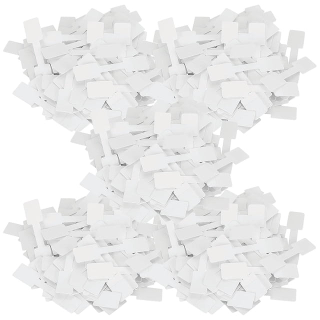 Etiquetas De Papel Adheribles VentDepot 500 Etiquetas 6x1.2cm Blanco